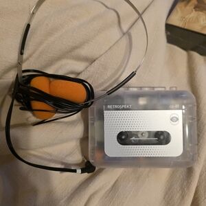 Retrospekt CP-81 Cassette Player with Headphones And Few Cassettes